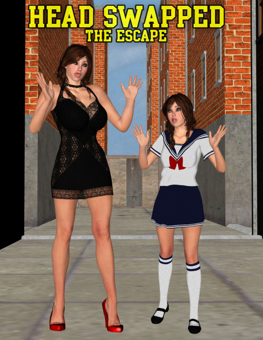 AdonioGTS - Head swapped The Escape 3D Porn Comic